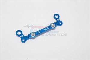 GPM RACING MZA031R-0206 ALLOY REAR KNUCKLE ARM HOLDER  (TOE OUT 0.2MM, THICK 0.6MM)  KYOSHO MINI Z AWD - MZA031R-0206-B