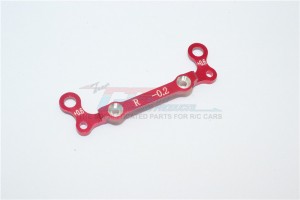 GPM RACING MZA031R-0206 ALLOY REAR KNUCKLE ARM HOLDER  (TOE OUT 0.2MM, THICK 0.6MM)  KYOSHO MINI Z AWD - MZA031R-0206-R