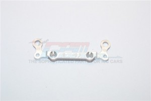 GPM RACING MZA031R-0206 ALLOY REAR KNUCKLE ARM HOLDER  (TOE OUT 0.2MM, THICK 0.6MM)  KYOSHO MINI Z AWD - SILVER - MZA031R-0206-S