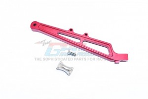 GPM RACING MAF016RA ALUMINUM REAR CHASSIS BRACE & COLLAR ARRMA 1/7 4WD INFRACTION / LIMITLESS  6S BLX ALL-ROAD STREET BASH-ARA109001 - MAF016RA-R