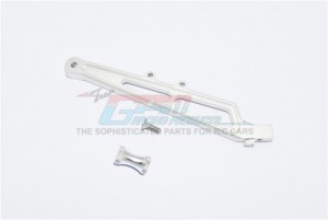 GPM RACING MAF016RA ALUMINUM REAR CHASSIS BRACE & COLLAR ARRMA 1/7 4WD INFRACTION / LIMITLESS  6S BLX ALL-ROAD STREET BASH-ARA109001 - SILVER - MAF016RA-S