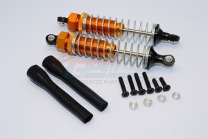 GPM RACING ADP090 PLASTIC BALL TOP DAMPER 90MM WITH DUST-PROOF BLACK PLASTIC  COVER - ADP090-OR-S-BEBK