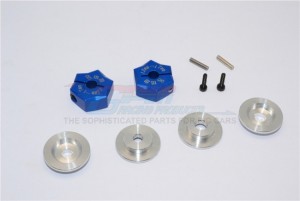 GPM RACING ADT1217/8MM ALUMINIUM HEX ADAPTER FROM 12MM CONVERT TO 17MM WITH 8MM THICKNESS - ADT1217/8MM-B