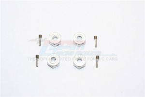 GPM RACING ADT129/4 ALUMINIUM UNIVERSAL HEX ADAPTER 12MM X 9MM - ADT129/4-S