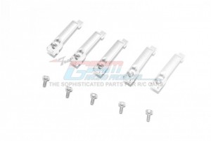 GPM RACING TRX4ZSP10BZ ALUMINUM DOOR HANDLE FOR TRX-4 MERCEDES-BENZ  For 1/10 RC Cralwer Accessories - SILVER - TRX4ZSP10BZ-S