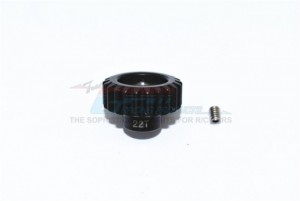 GPM TXMS015TS HARDEN STEEL #45 MOTOR GEAR 15T - 24T For 1/10 TRAXXAS MAXX MONSTR TUCK - 22T - TXMS022TS-BK