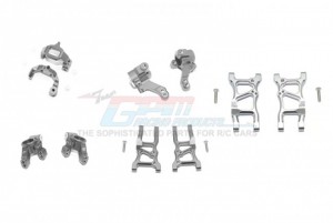 GPM GT1921225556 ALUMINUM F LOWER ARMS  R LOWER ARMS F AND R KNUCKLE ARMS FRONT C HUBS TRAXXAS 1/10 4WD FORD GT4-TEC 2.0 - GT1921225556-GS