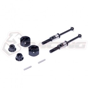 3RACING T301-01 Aluminium Swing Shaft With Wheel Hub For TAMIYA Dancing Rider - T301-01