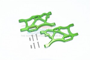 GPM MAF056 ALUMINUM REAR LOWER ARMS  For TYPHON / INFRACTION / LIMITLESS - GREEN - MAF056-G