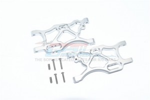 GPM MAF056 ALUMINUM REAR LOWER ARMS  For TYPHON / INFRACTION / LIMITLESS - SILVER - MAF056-S