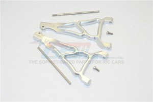 ALUMINIUM FRONT UPPER SUSPENSION ARM TRAXXAS E-REVO - Silver - ER054-S