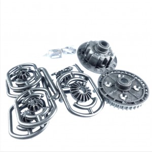 3RACING   SAK-A521/V2 38T Gear Differential Set Ver.2  For 1/10 RC ADVANCE RC Car - SAK-A521/V2