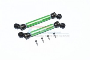 GPM CP037SA ALUMINIUM FRONT And REAR CVD DRIVE SHAFT 1/10 4WD CAPRA 1.9 UNLIMITED TRAIL BUGGY AXI0304 - GREEN - CP037SA-G