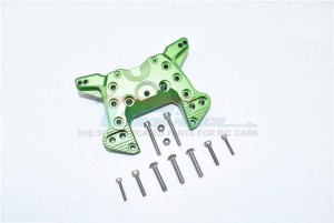 GPM MAKX028 ALUMINUM FRONT SHOCK MOUNT 1/5 4WD KRATON 8S BLX MONSTER TRUCK ARA110002 - GREEN - MAKX028-G