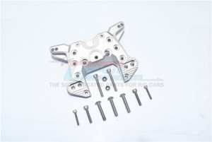 GPM MAKX028 ALUMINUM FRONT SHOCK MOUNT 1/5 4WD KRATON 8S BLX MONSTER TRUCK ARA110002 - SILVER - MAKX028-S