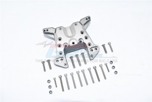 GPM MAKX030 ALUMINUM REAR SHOCK MOUNT   1/5 4WD KRATON 8S BLX MONSTER TRUCK ARA110002 - GUN SILVER - MAKX030-GS