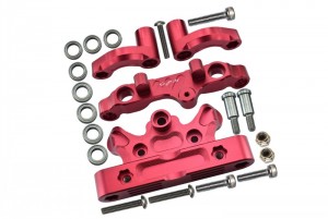GPM MAKX048 ALUMINUM STEERING ASSEMBLY 1/5 4WD KRATON 8S BLX MONSTER TRUCK ARA110002 - RED - MAKX048-R