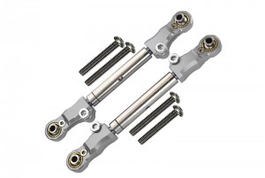 GPM TXMS162S ALUMINUM STAINLESS STEEL FRONT STEERING TIE ROD 1/10 TRAXXAS RC MAXX MONSTER 89076 / TRAXXAS 1/8 MAXX SLASH 6S - TXMS162S-S