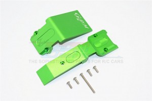 ALUMINIUM FRONT SKID PLATE  TRAXXAS E-REVO - Green - ER331F-G