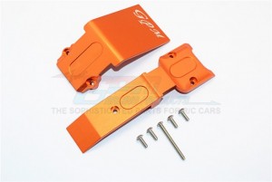 ALUMINIUM FRONT SKID PLATE  TRAXXAS E-REVO - Orange - ER331F-OR