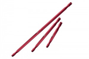 GPM MAKX025 ALUMINUM FRONT CENTER REAR SUPPORT BRACE 1/5 ARRMA RC 4WD KRATON 8S BLX MONSTER TRUCK - RED - MAKX025-R