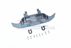 GPM TRX6330F ALUMINIUM SERVO FORWARD FRONT BUMPER +D-RINGS 1/10 TRAXXAS TRX-6 TRUCK - GUN SILVER - TRX6330F-GS