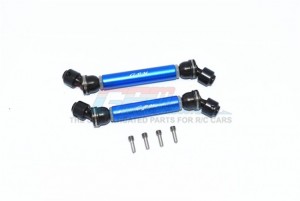 GPM SCX3037SA ALUMINIUM FRONT & REAR CVD DRIVE SHAFT 1/10 RC AXIAL RACING SCXIII ROCK CRAWLER - BLUE - SCX3037SA-B