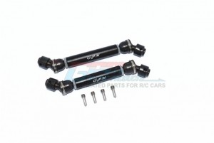 GPM SCX3037SA ALUMINIUM FRONT & REAR CVD DRIVE SHAFT 1/10 RC AXIAL RACING SCXIII ROCK CRAWLER - BLACK - SCX3037SA-BK