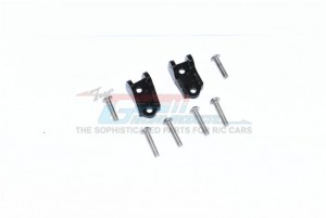 GPM CC2009 ALUMINUM FRONT/REAR LOWER AXLE MOUNT SET FOR SUSPENSION LINKS TAMIYA CC-02 TRUCK - BLACK - CC2009-BK