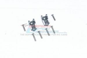 GPM CC2009 ALUMINUM FRONT/REAR LOWER AXLE MOUNT SET FOR SUSPENSION LINKS TAMIYA CC-02 TRUCK - GUN SILVER - CC2009-GS
