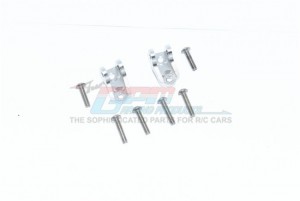 GPM CC2009 ALUMINUM FRONT/REAR LOWER AXLE MOUNT SET FOR SUSPENSION LINKS TAMIYA CC-02 TRUCK - SILVER - CC2009-S