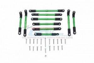 GPM CC2008 ALUMINUM FRONT/REAR UPPER AXLE MOUNT SET FOR SUSPENSION LINKS TAMIYA CC-02 TRUCK - GREEN - CC2160ALL-G-BEBK