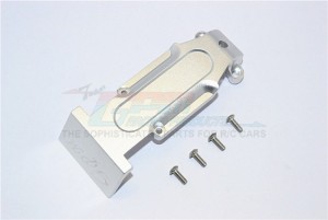 ALUMINIUM REAR SKID PLATE TRAXXAS E-REVO - Silver - ER331R-S