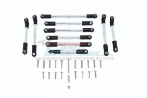 GPM CC2008 ALUMINUM FRONT/REAR UPPER AXLE MOUNT SET FOR SUSPENSION LINKS TAMIYA CC-02 TRUCK - CC2160ALL-S-BEBK