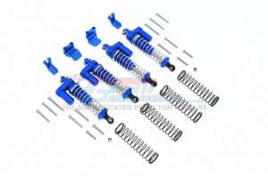 GPM TRX4090BZFRL ALUMINUM L-SHAPE PIGGY BACK SPRING DAMPERS 90MM+ADJUSTABLE DAMPER MOUNT (MULTIPLE POSITIONING HOLES)  1/10 ELECTRIC 4WD TRX4 FORD BRO ... - TRX4090BZFRL-B