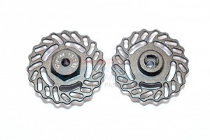 GPM TET010AD5.5 ALUMINUM BRAKE DISK +5.5MM THICK TRAXXAS TETON - Black - TET010AD5.5-BK