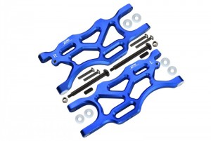 GPM MAM056 ALUMINUM REAR LOWER ARMS  1/7 4WD ARRMA MOJAVE 6S BLX DESERT TRUCK ARA10058T1/T2 - BLUE - MAM056-B