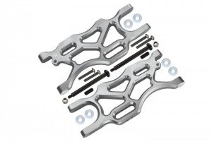 GPM MAM056 ALUMINUM REAR LOWER ARMS  1/7 4WD ARRMA MOJAVE 6S BLX DESERT TRUCK ARA10058T1/T2 - SILVER - MAM056-S