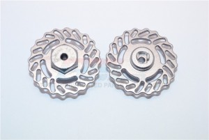 GPM TET010AD5.5 ALUMINUM BRAKE DISK +5.5MM THICK TRAXXAS TETON - Gun silver - TET010AD5.5-GS