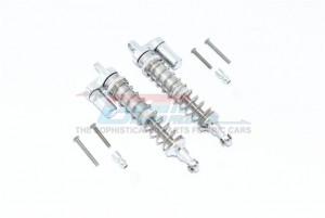 GPM CP100F/R/L ALLOY FRONT/REAR L-SHAPE PIGGY BACK SPRING DAMPERS 100mm For 1/10 4WD CAPRA 1.9 UNLIMITED TRAIL BUGGY-AXI0304 - SILVER - CP100F/R/L-S