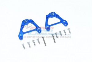 GPM SCX3030 ALUMINUM ADJUSTABLE REAR DAMPER MOUNT 1/10 4WD SCX10 III JEEP WRANGLER RUBICON AXI03007 - BLUE - SCX3030-B
