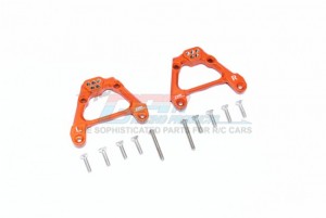 GPM SCX3030 ALUMINUM ADJUSTABLE REAR DAMPER MOUNT 1/10 4WD SCX10 III JEEP WRANGLER RUBICON AXI03007 - ORANGE - SCX3030-OR