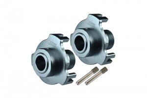 GPM MAKX10/+11MM ALUMINUM WHEEL HUB HEX (+11MM) ARRMA 1/5 4WD KRATON 8S BLX MONSTER TRUCK ARA110002T1/T2 - GUN SILVER - MAKX10/+11MM-GS