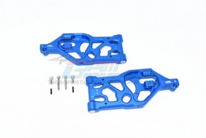 GPM MAKX055 ALUMINUM FRONT LOWER ARMS ARRMA 1/5 4WD KRATON 8S BLX MONSTER TRUCK ARA110002T1/T2 - BLUE - MAKX055-B