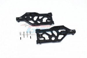 GPM MAKX055 ALUMINUM FRONT LOWER ARMS ARRMA 1/5 4WD KRATON 8S BLX MONSTER TRUCK ARA110002T1/T2 - BLACK - MAKX055-BK