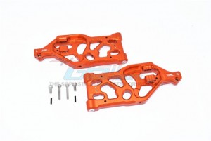 GPM MAKX055 ALUMINUM FRONT LOWER ARMS ARRMA 1/5 4WD KRATON 8S BLX MONSTER TRUCK ARA110002T1/T2 - ORANGE - MAKX055-OR
