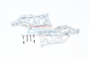 GPM MAKX055 ALUMINUM FRONT LOWER ARMS ARRMA 1/5 4WD KRATON 8S BLX MONSTER TRUCK ARA110002T1/T2 - SILVER - MAKX055-S