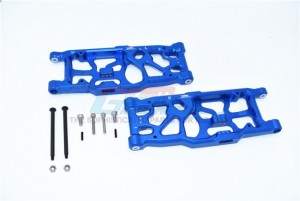 GPM MAKX056 ALUMINUM REAR  LOWER ARMS ARRMA 1/5 4WD KRATON 8S BLX MONSTER TRUCK ARA110002T1/T2 - BLUE - MAKX056-B