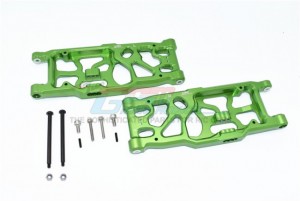 GPM MAKX056 ALUMINUM REAR  LOWER ARMS ARRMA 1/5 4WD KRATON 8S BLX MONSTER TRUCK ARA110002T1/T2 - GREEN - MAKX056-G