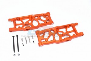 GPM MAKX056 ALUMINUM REAR  LOWER ARMS ARRMA 1/5 4WD KRATON 8S BLX MONSTER TRUCK ARA110002T1/T2 - MAKX056-OR